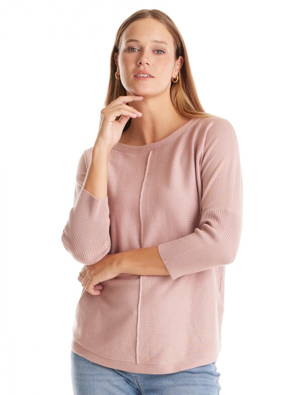 Buzo Espalda Botones ROSA OSCURO