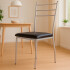 Silla Gitana Acolchonada Con Hierro, Soportan 150 Kg NEGRO