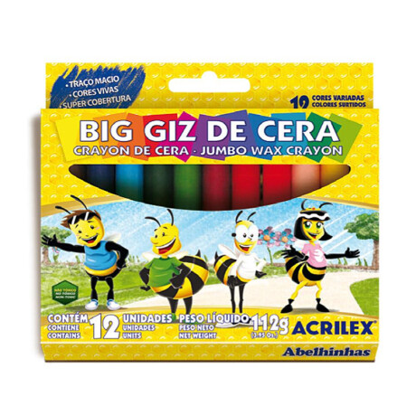 Crayones Acrilex Gruesas 12 Colores Crayones Acrilex Gruesas 12 Colores