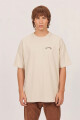 REMERA ARCH EMB OVER TEE 6-beige