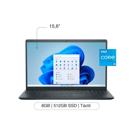 Notebook DELL Inspiron 15 15,6' FHD Touch 512GB / 8GB RAM I5-1334U W11 Notebook DELL Inspiron 15 15,6' FHD Touch 512GB / 8GB RAM I5-1334U W11