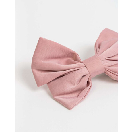 Hebilla Con Moño Rosa Claro