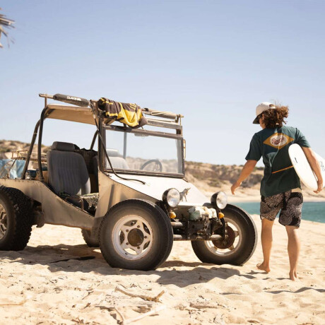 Remera Roark Diamond Script Verde