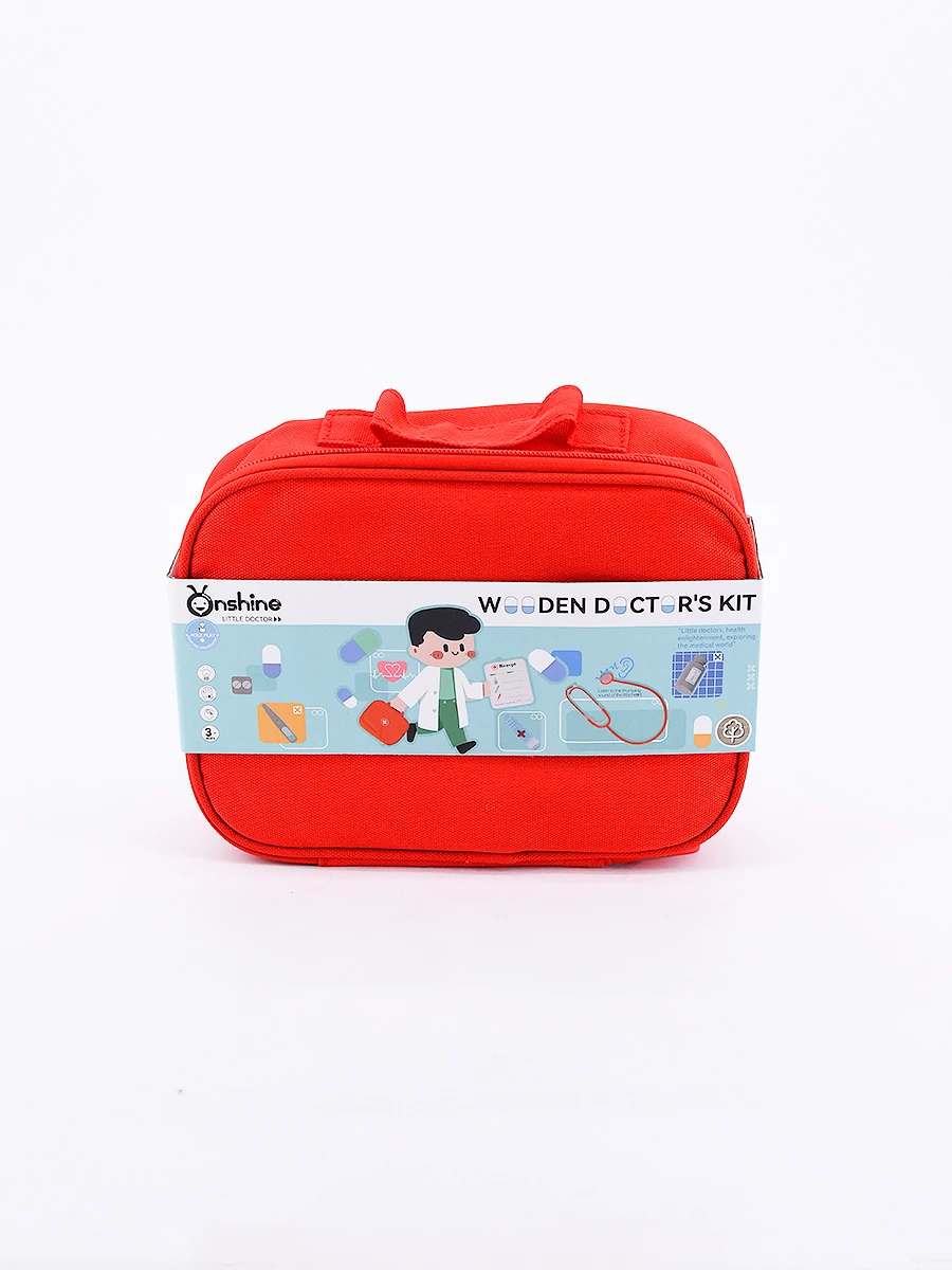 JUEGO DOCTOR MADERA - ROJO 