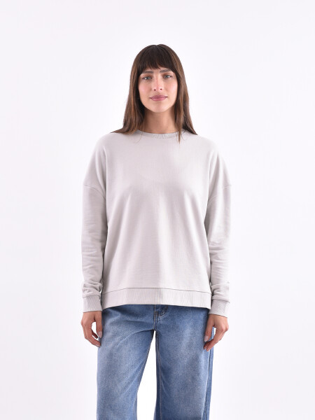 SWEATSHIRT WITH SIDE CUTS HIELO