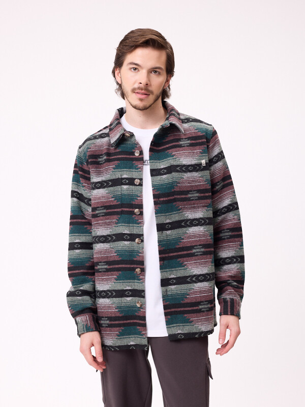 CAMISA TATON RUSTY Rosa Oscuro