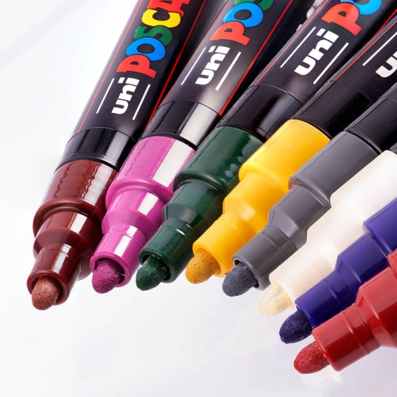 Marcador Uni Posca Pc-5m 2.5 Mm X8 Colores Marcador Uni Posca Pc-5m 2.5 Mm X8 Colores