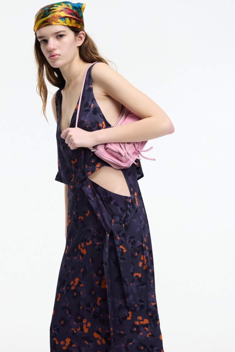 VESTIDO MIDI Estampado