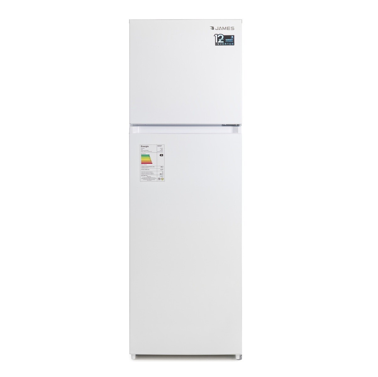 Heladeras Con Freezer James Rj 301 B Frio Seco Clase A Color Blanco 