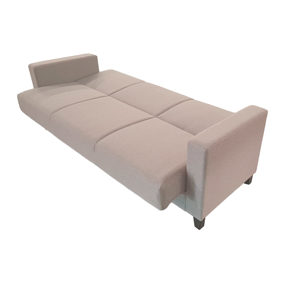 SOFA CAMA MODELO PALOMA 3 LUGARES COLOR BEIGE Sofa Cama Modelo Paloma 3 Lugares Color Beige