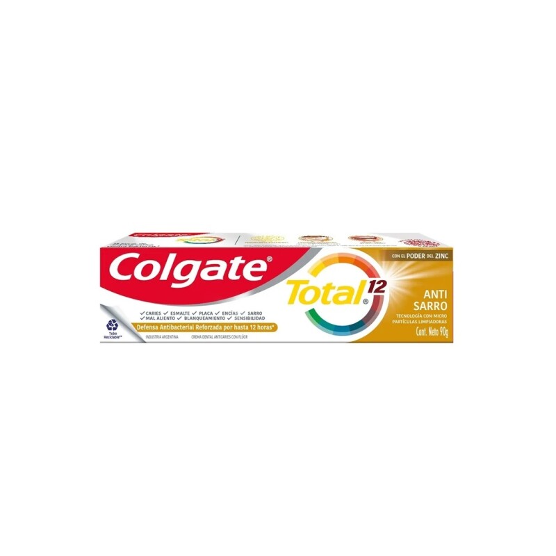 COLGATE TOTAL ANTISARRO 90G Colgate Total Antisarro 90g