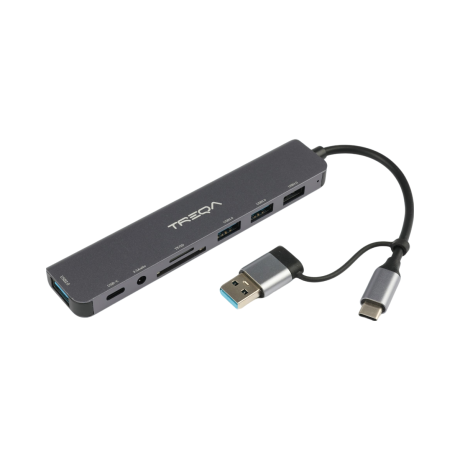 HUB ADAPTADOR USBC 9 EN 1 TREQA HUB ADAPTADOR USBC 9 EN 1 TREQA