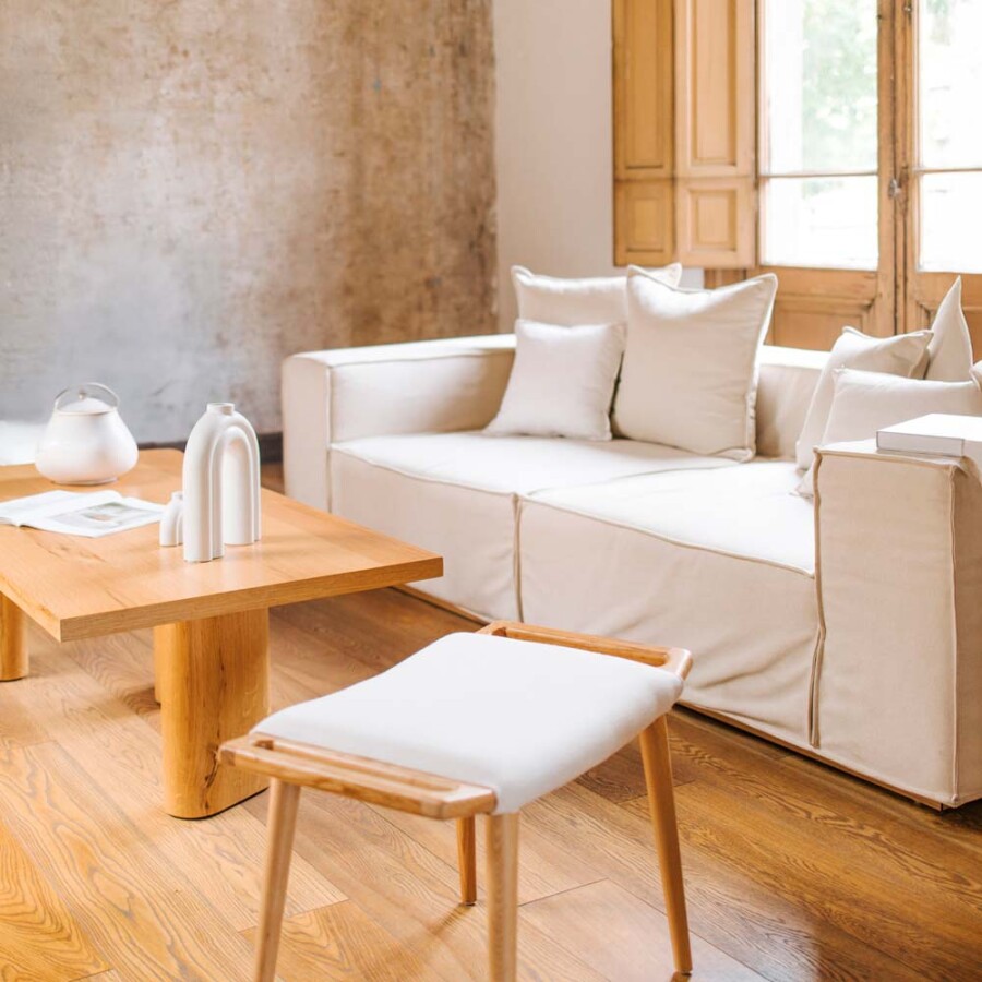 Sillón Luciana 3 Cuerpos Beige