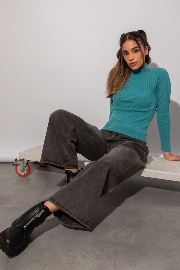 POLERA SIMONA Turquesa