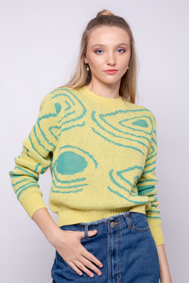 SWEATER LIA Verde Grecia