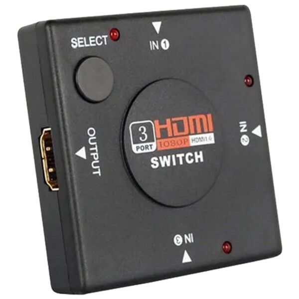 Switch HDMI Full HD 1080p de 3 Puertos Switch HDMI Full HD 1080p de 3 Puertos