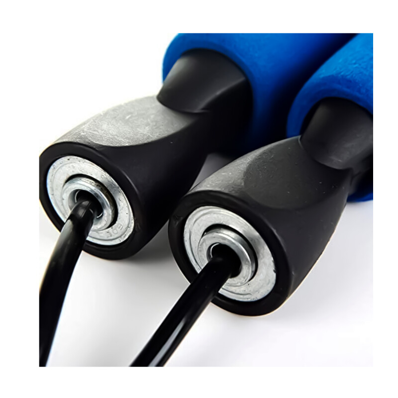Cuerda de Saltar con Rulemán de Neopreno para Ejercicio Fitness y Crossfit Azul