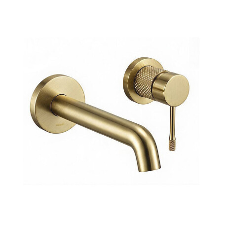 Grifería Lavatorio Pared Signature Oro Cepillado DORADO-BRUSHED GOLD