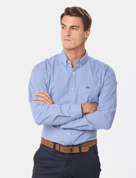 CAMISA CUADROS Azul