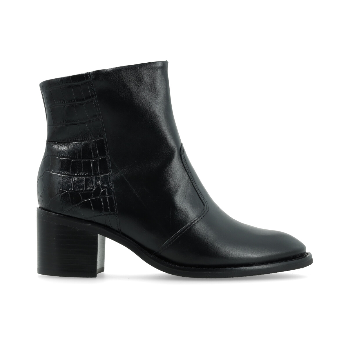 BOTA VENET - CUERO MIAMI - NEGRO 
