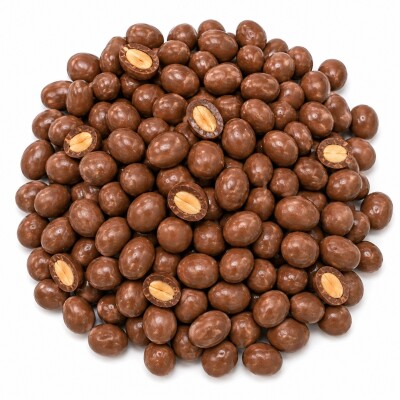 Maní con chocolate con leche sin azúcar 100g Mani Con Leche 0% Azucar
