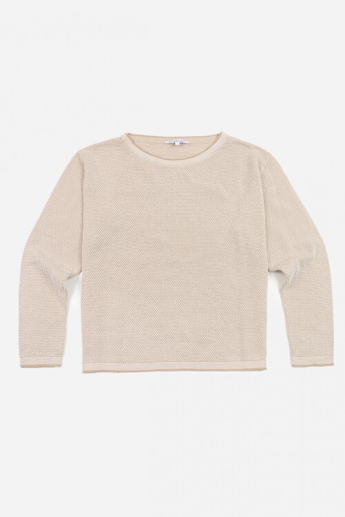 Sweater jaspeado - Mujer BEIGE