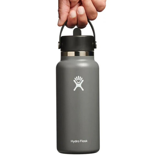 Botella Hydro Flask 32 Oz Wide Flex Straw Cap - Gris Botella Hydro Flask 32 Oz Wide Flex Straw Cap - Gris