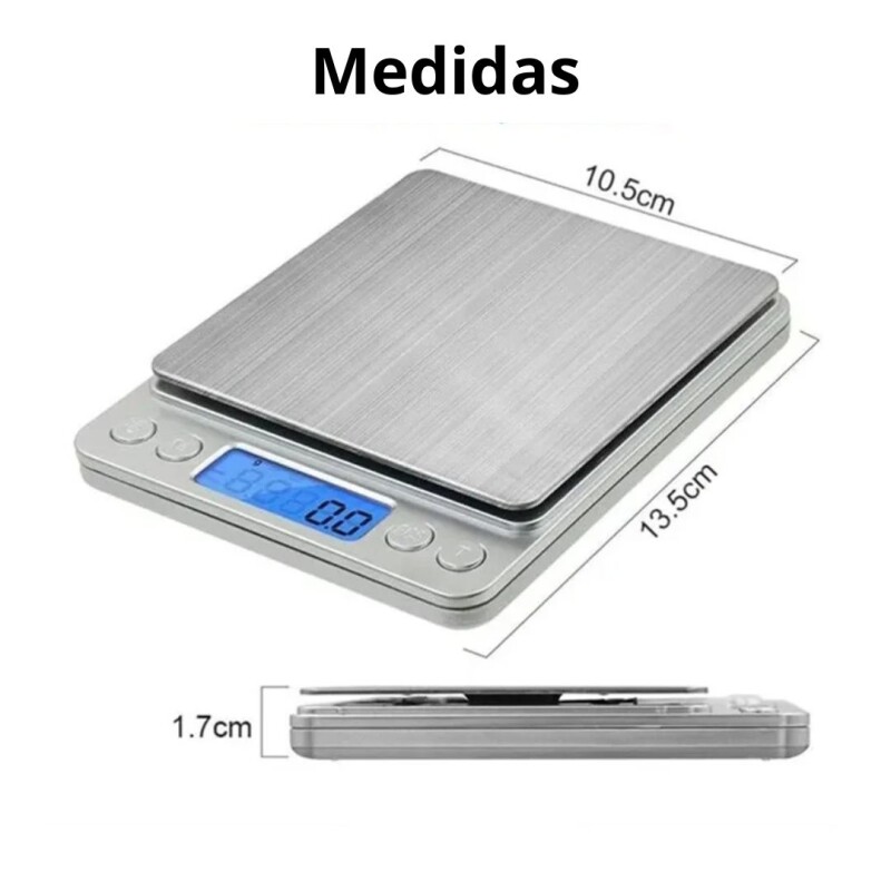 Balanza Digital Precision Cocina 0,1g A 1kg Portatil Lcd Balanza Digital Precision Cocina 0,1g A 1kg Portatil Lcd