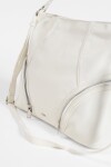 Cartera hobo cierres blanco