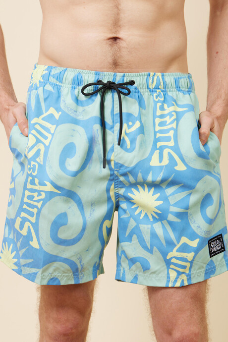 SHORT MELEYS RUSTY Azul