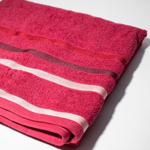 TOALLA DE BAÑO 67X140 ROJO