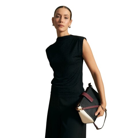 TOP RUMBLE S-XXL NEGRO