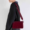 Bandolera Lily en gomato Bordeaux