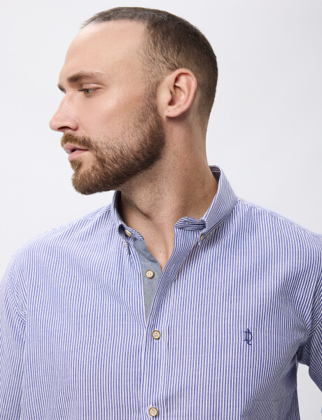 Camisa m/l rayas Monaco Camisa m/l rayas Monaco