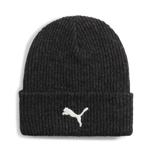 Gorro Puma Classic Elevated Beanie de Unisex - 025495 01 Gris Oscuro