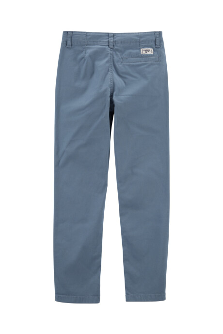 Pantalón de sarga elastizada rectos Sin color