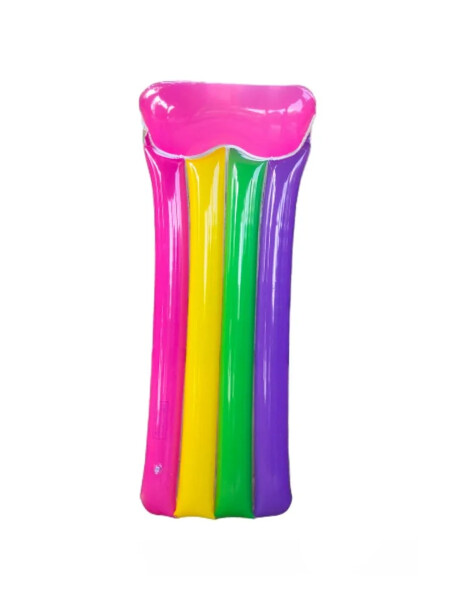 COLCHONETA INFLABLE MULTICOLOR
