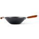 Wok acero antihaderente 35 cm mango madera Ken Hom Wok acero antihaderente 35 cm mango madera Ken Hom