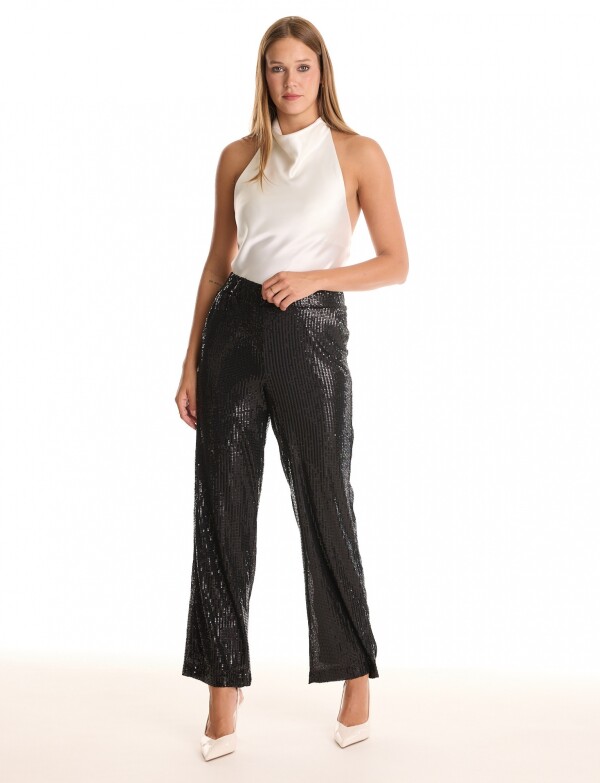 Pantalon Lentejuelas NEGRO