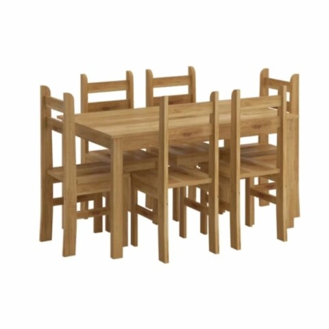 Juego De Comedor Lucia 6 Sillas Nogal Juego De Comedor Lucia 6 Sillas Nogal