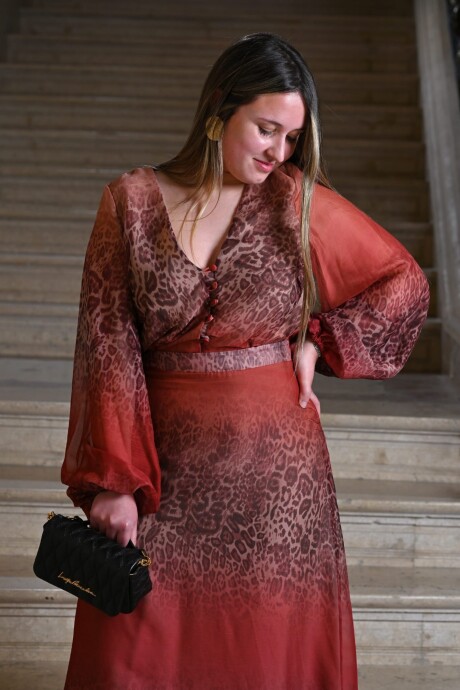 Vestido Bari Animal Print