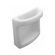 JABONERA DE LOZA CON AGARRADERA DE SEMI EMBUTIR 180X180MM 000