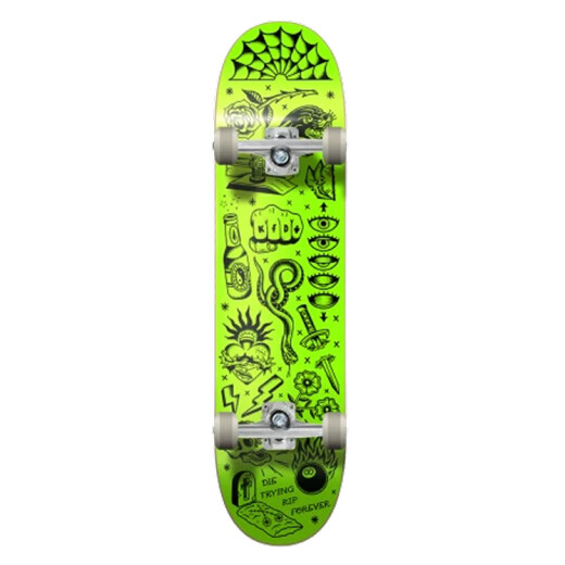 Skate armado KFD Progressive Wallpaper 8.25" - Verde Skate armado KFD Progressive Wallpaper 8.25" - Verde