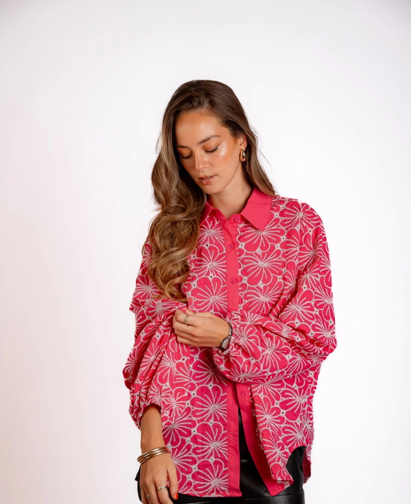 Camisa Francia fucsia