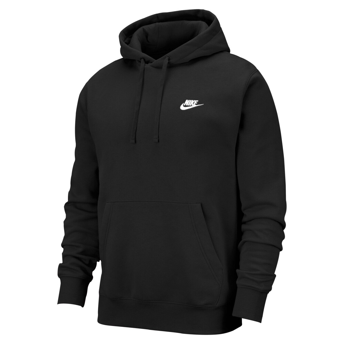 Abrigo Sportswear Club Hoodie Pullover de Hombre - Negro 