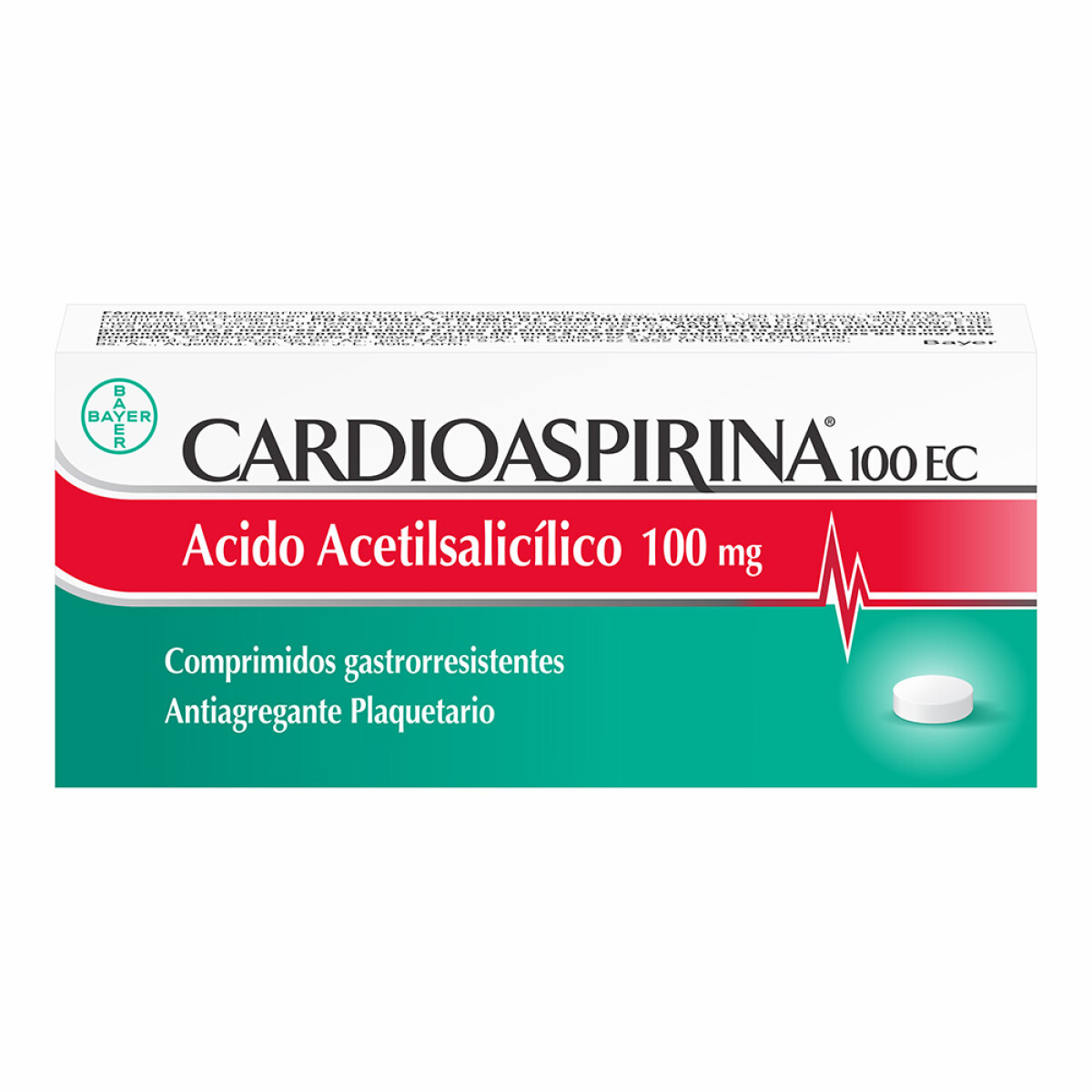 Cardioaspirina 100 EC x 10 comprimidos 