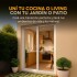 Ventana de PVC Blanco 200 X 200 Puerta Corrediza Cerradura Ventana de PVC Blanco 200 X 200 Puerta Corrediza Cerradura