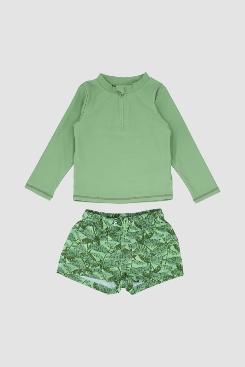 SET SHORT + TSHIRT GREEN