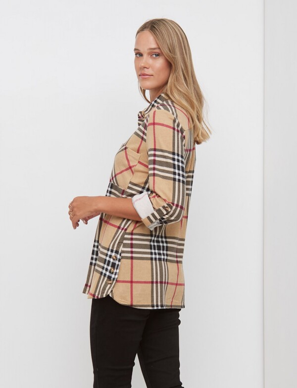 Camisola Soft Cuadrille BEIGE/MULTI