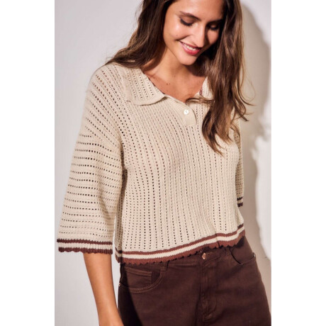 Sweater Polo Chocolate